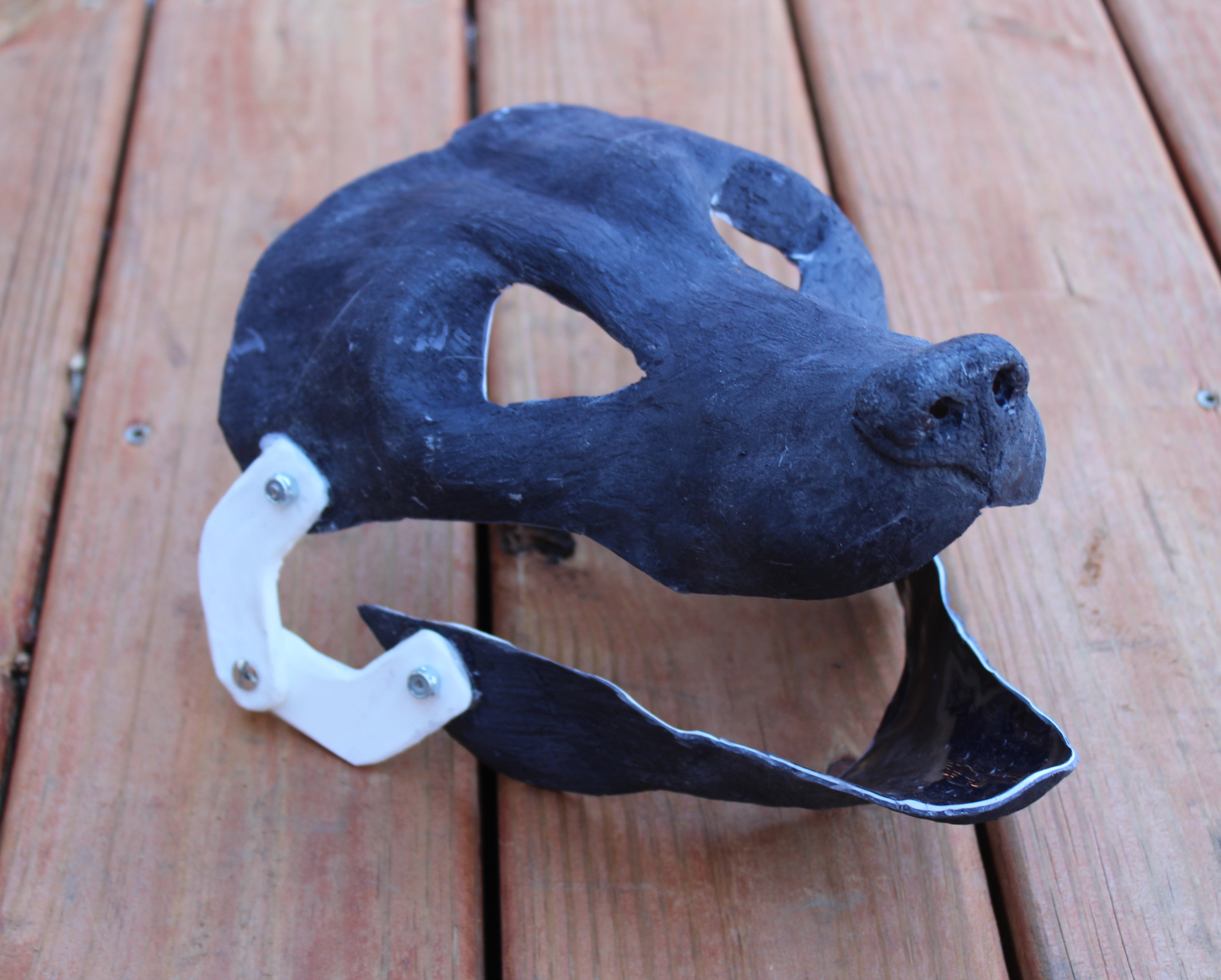 Realistic Fox Fursuit Mask Resin Blank with Moving Jaw