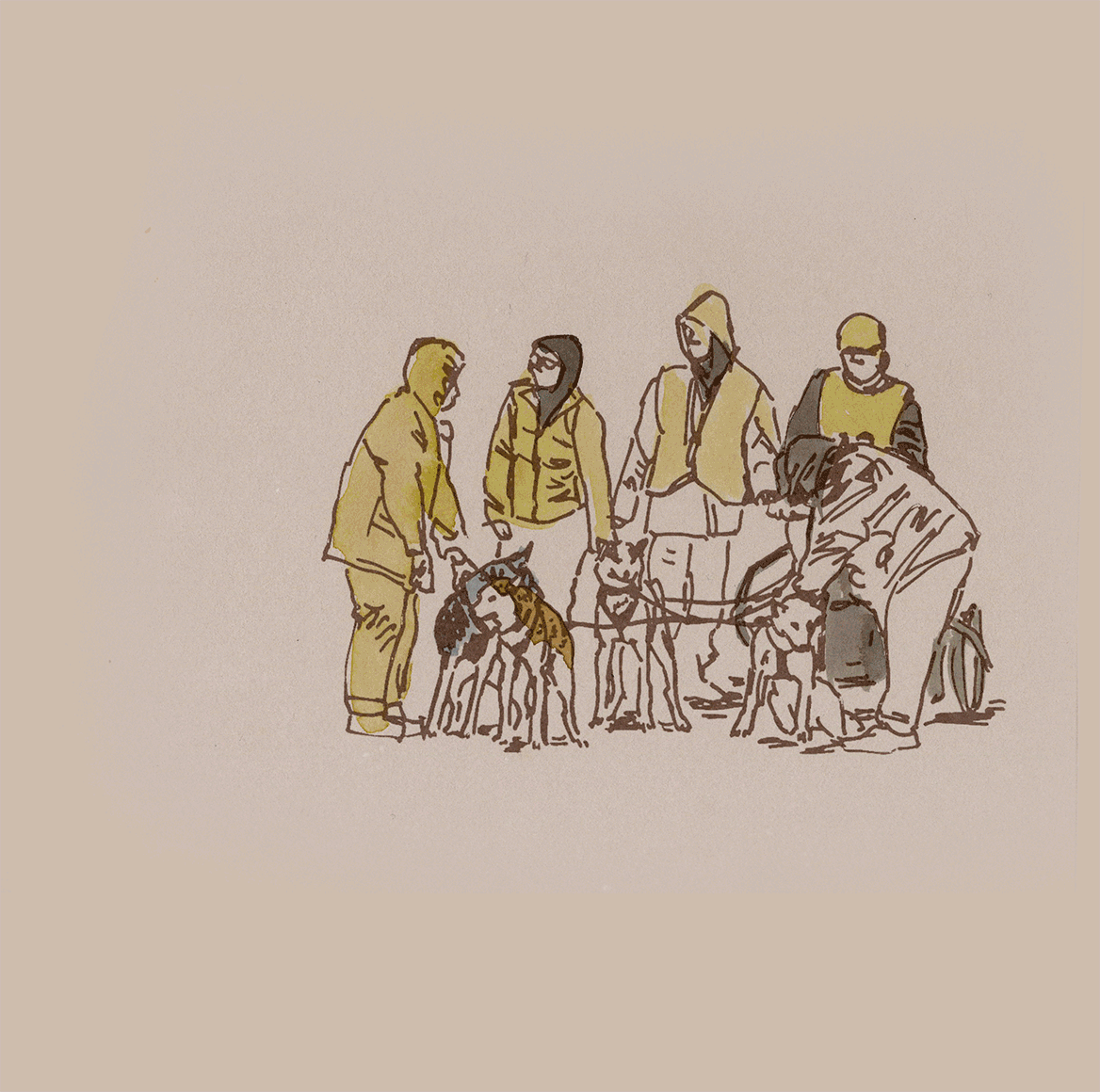 Sledheads - screenprint (Frames 1-20)