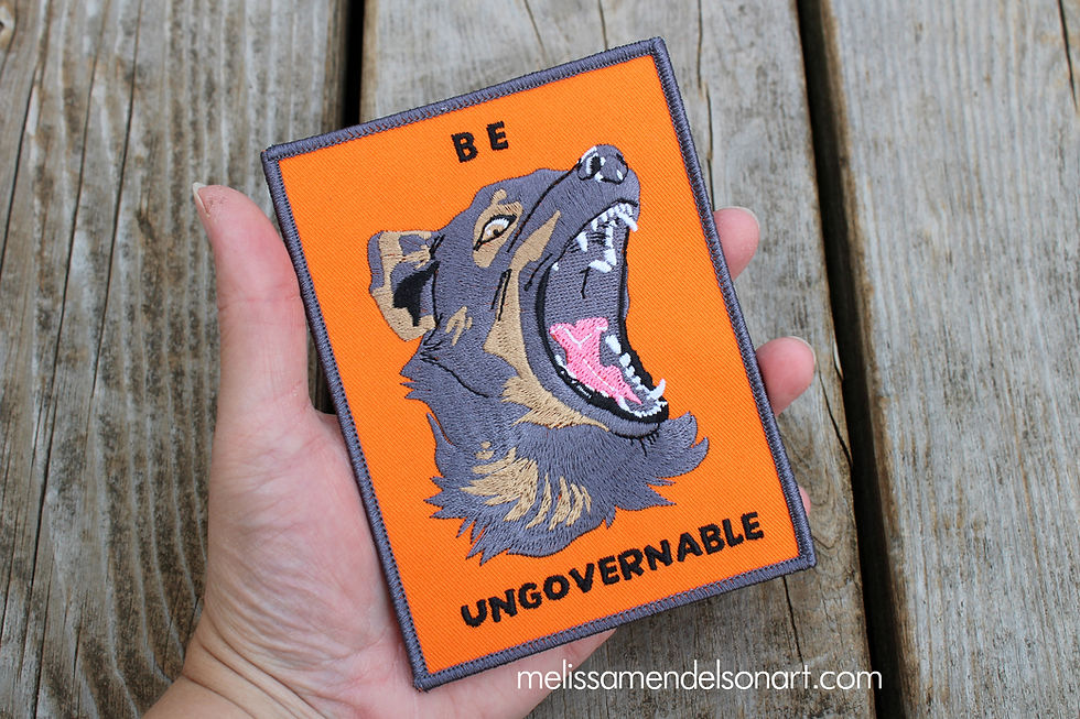 Thumbnail: BE UNGOVERNABLE Embroidered Patch