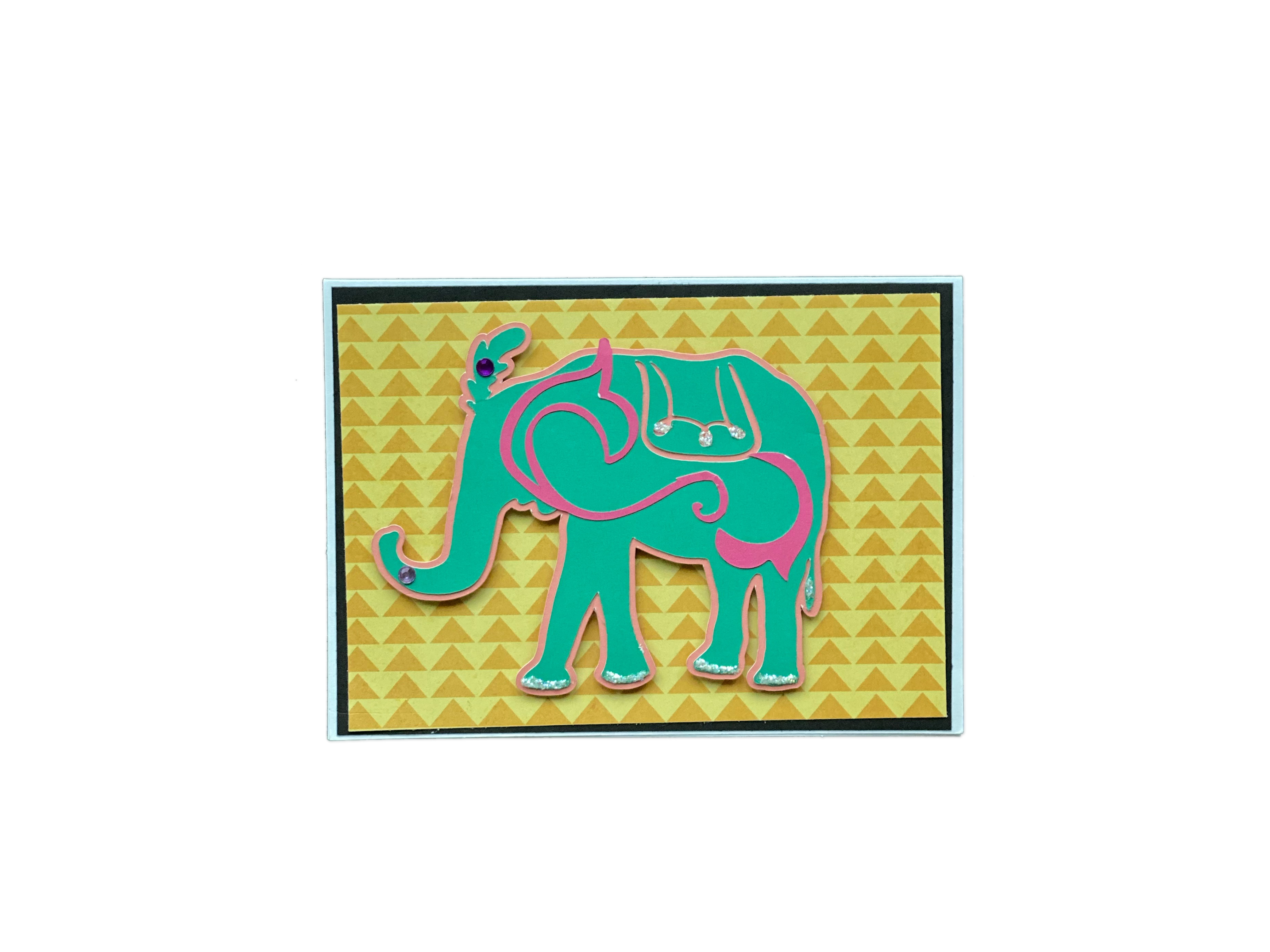 MAHARAJA ELEPHANT GREETING CARD