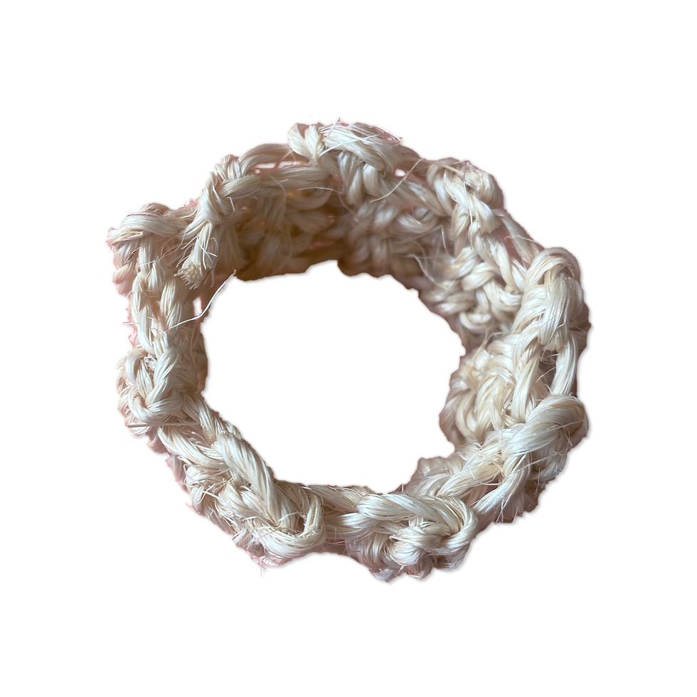 Thumbnail: SPRING BUNNY CROCHET NAPKIN RING