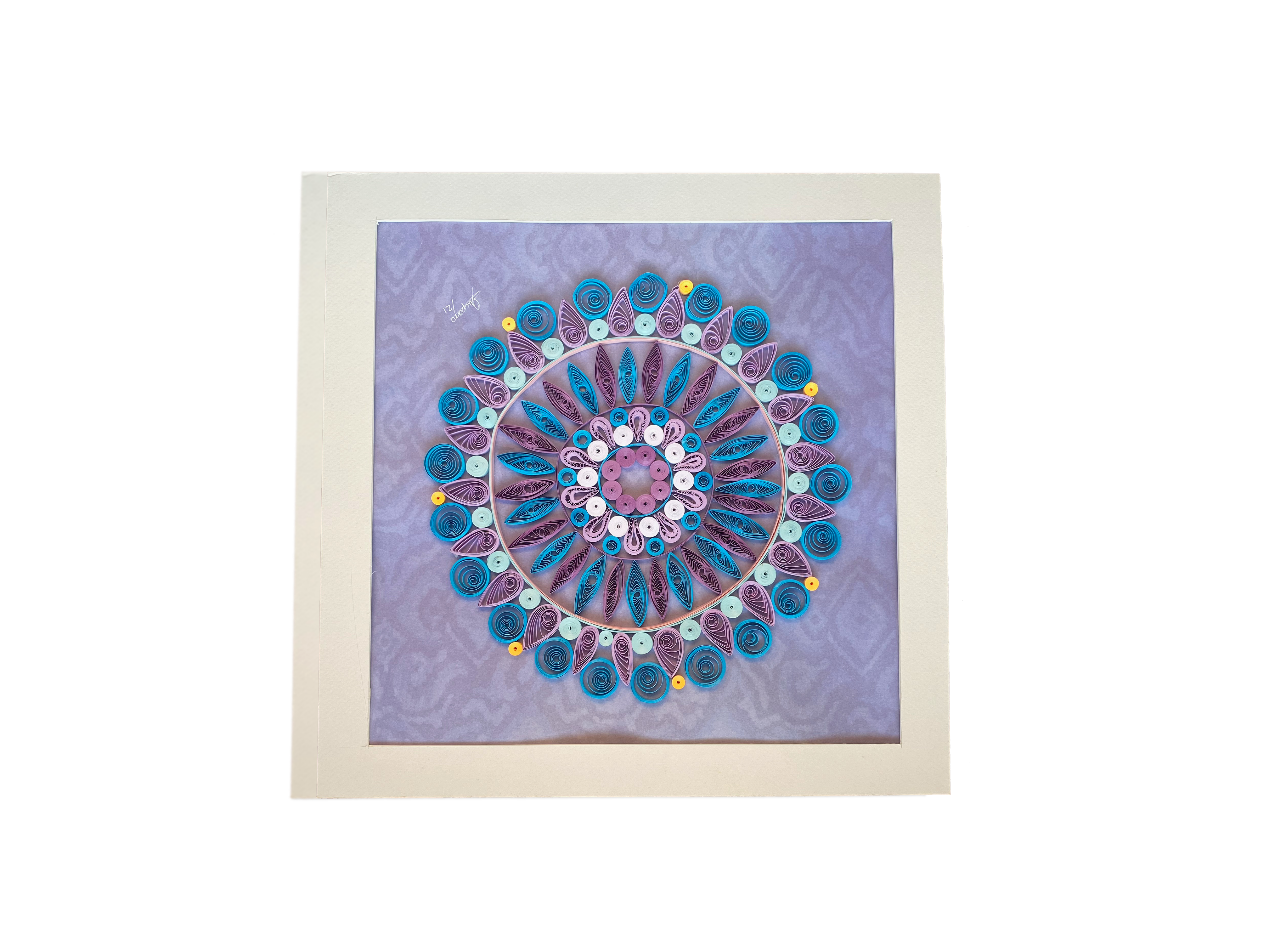 PEACOCK FEATHERS MANDALA