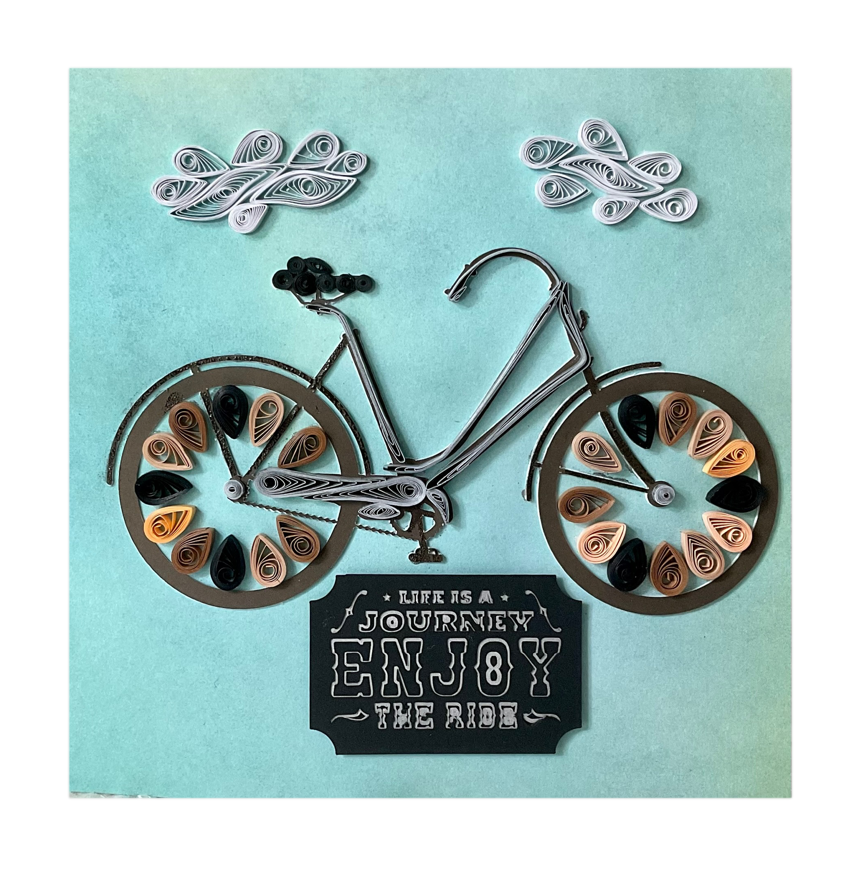 ENJOY THE RIDE FRAMED ART