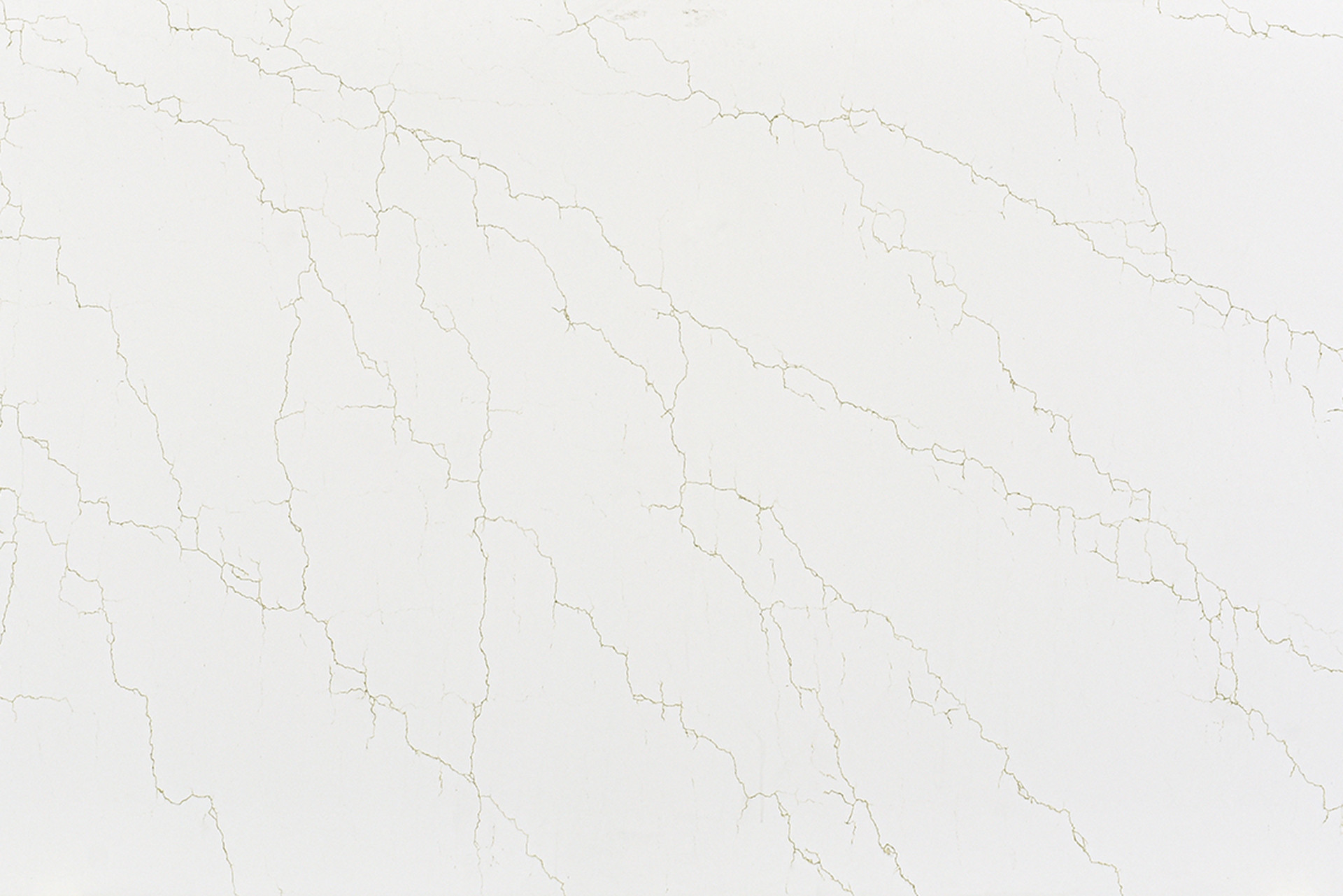 Radiant white quartz that features gold veins