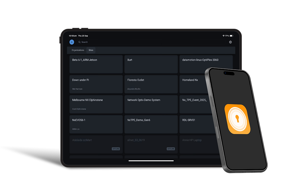 Nx witness and + PDK Access app