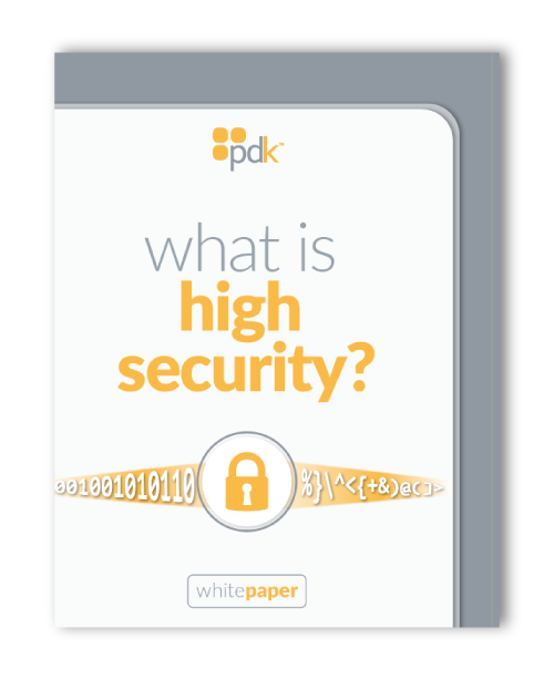 PDK What is high security sheet cover