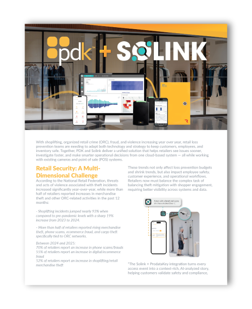 PDK + Solink Blog Sheet