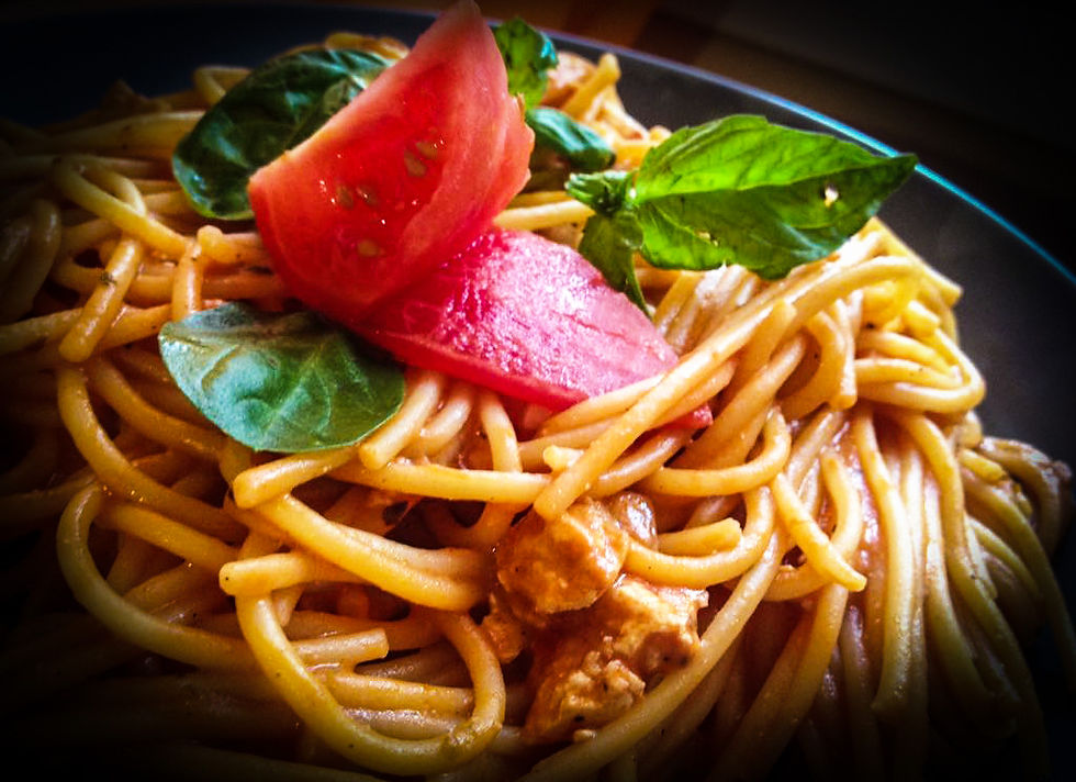 Spicy tomato pasta 🍅