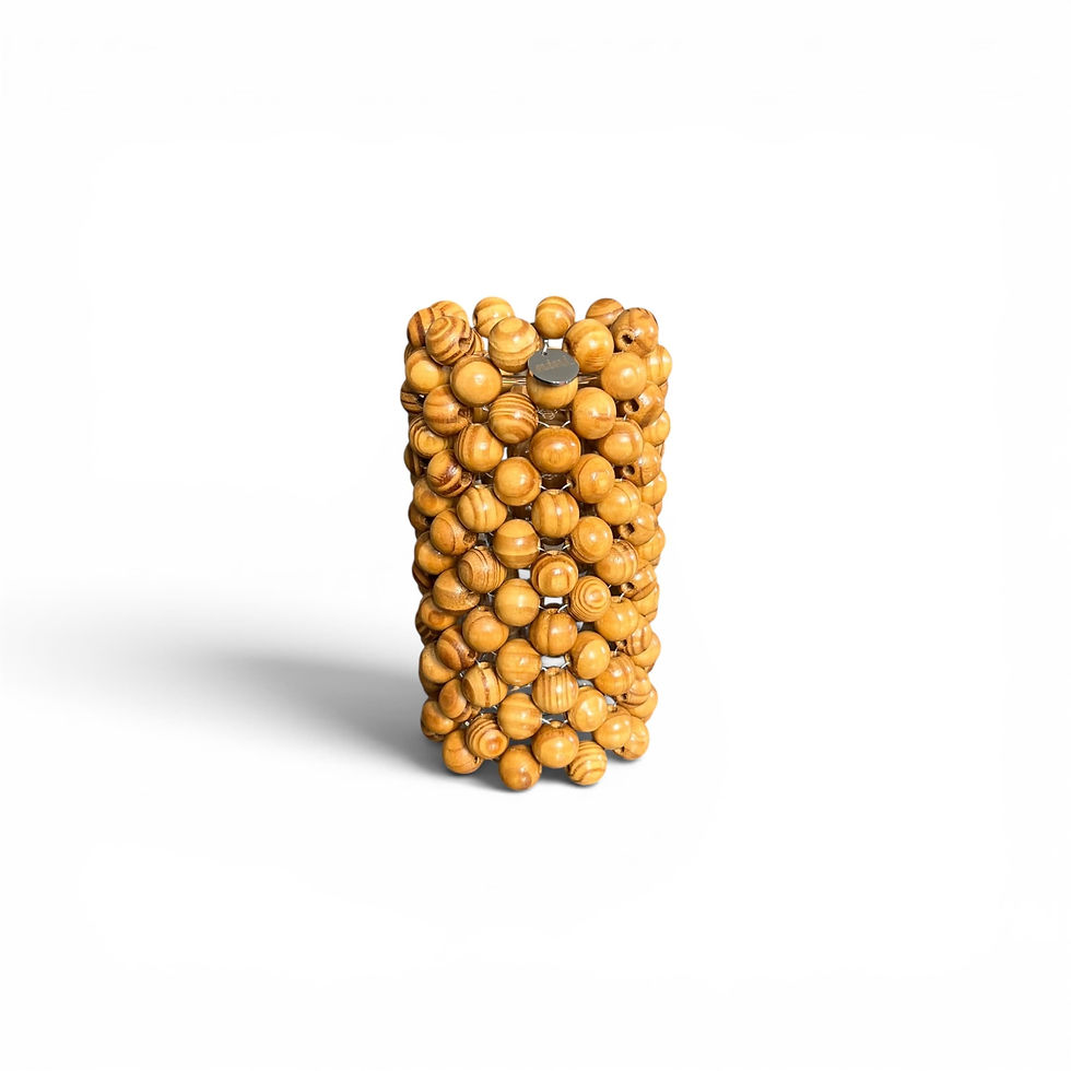 Thumbnail: Vase en perles Bois Brut