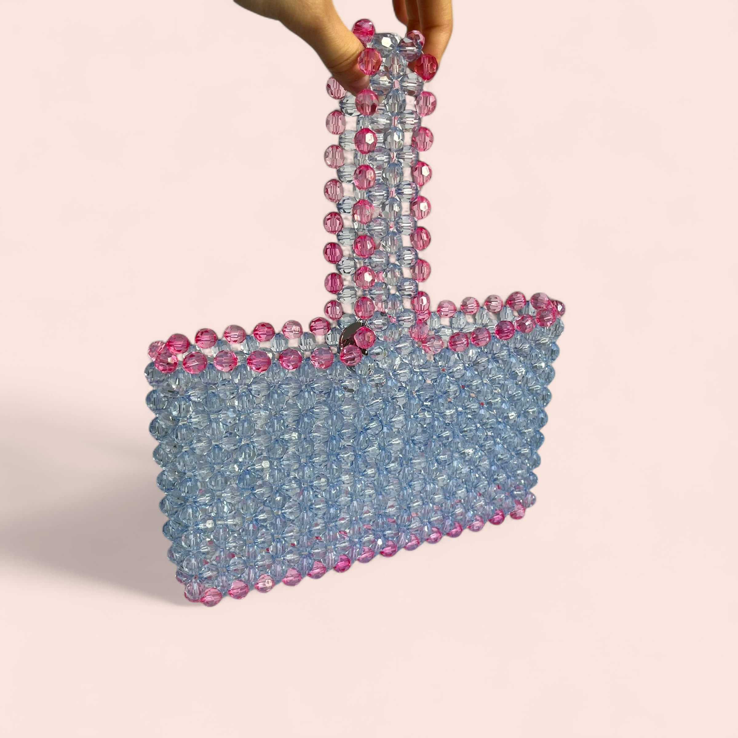 Sac en perles Pink Sunset