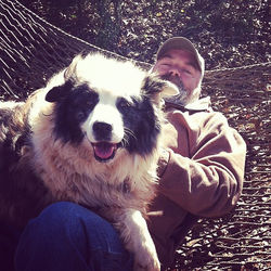 Don and Shelly relaxing on the hammock