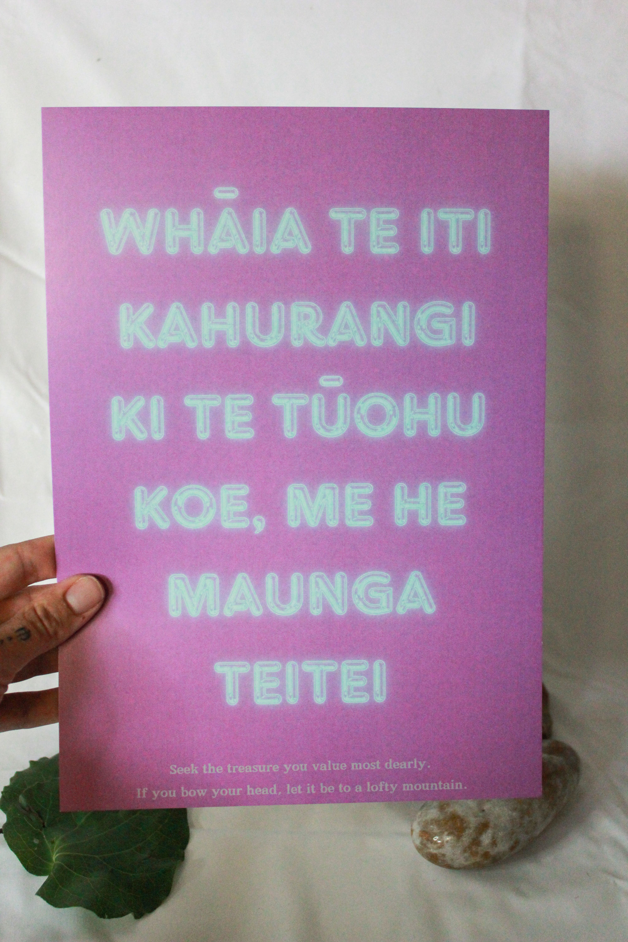 Whāia Te Iti Kahurangi Art Print