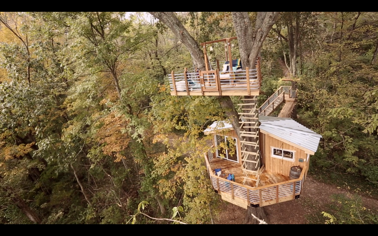 The Canopy Crew Customer Tree Houses Cincinnati, OH