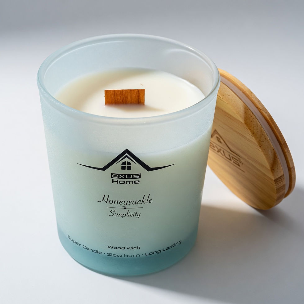 Thumbnail: Exus Honeysuckle - Simplicity Deluxe Aromatic Soy Candle Organic