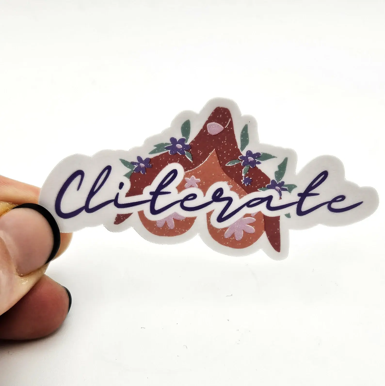 Cliterate Sticker