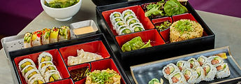 Sushiato lunch special and bento box served at Sushiato Weston