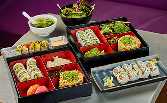 Sushiato lunch special and bento box served at Sushiato Weston
