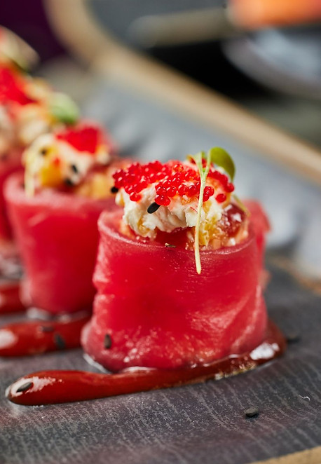 Tuna Mango Twist Appetizers