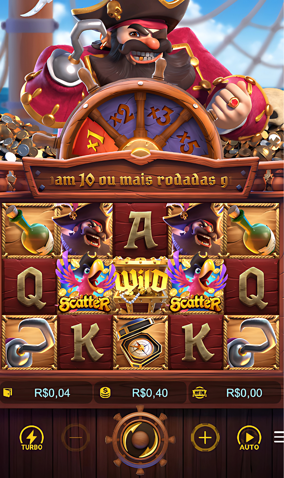 Tela de Captain's Bounty