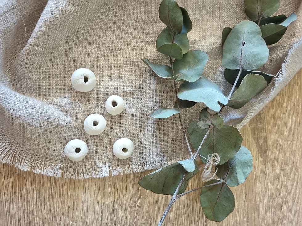 Thumbnail: Natural White Clay Beads
