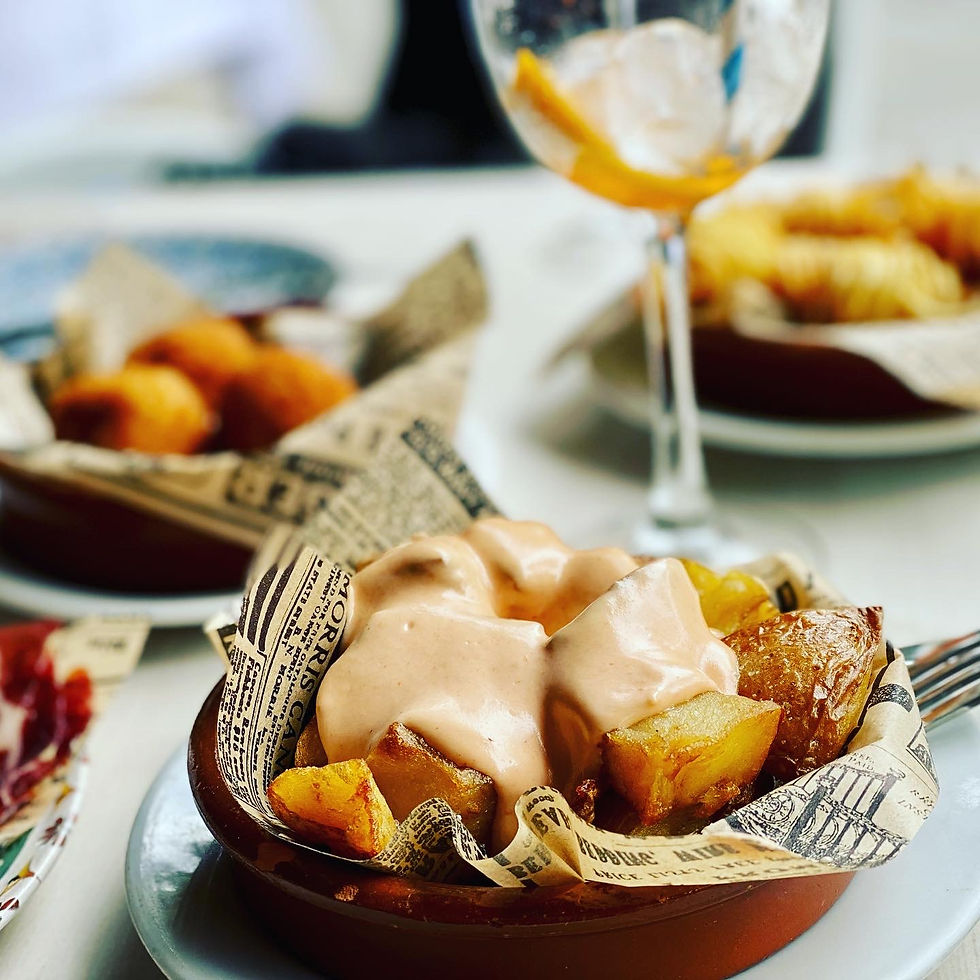 One of Barcelona's most iconic tapas, Patatas Bravas