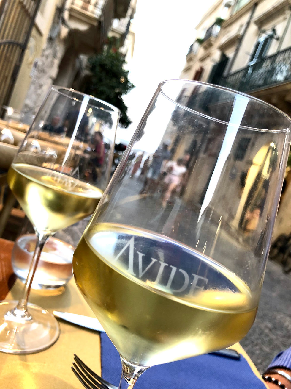 Sicilian wine in Siracusa Sicily