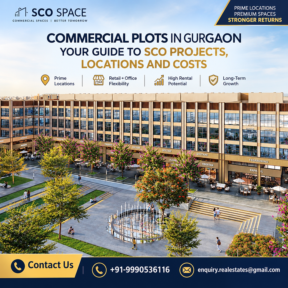Golf Course Extension Road Commercial Plots Location Guide | DLF Central 67