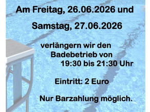 Abendschwimmen