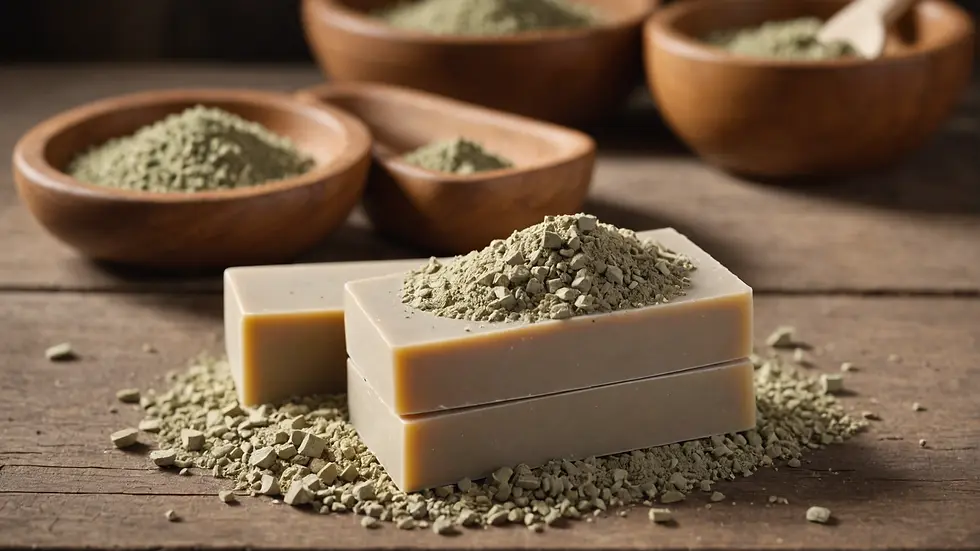 Natural Ingredients for Bentonite Clay Soap