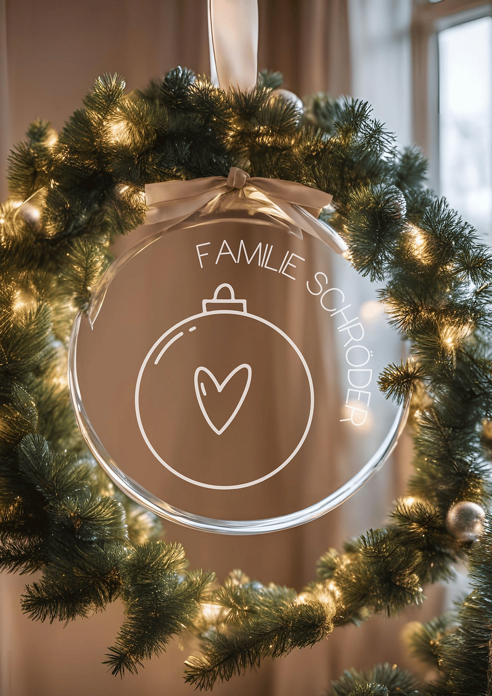 Miniaturbild: Personalisierter Baumschmuck aus Acryl