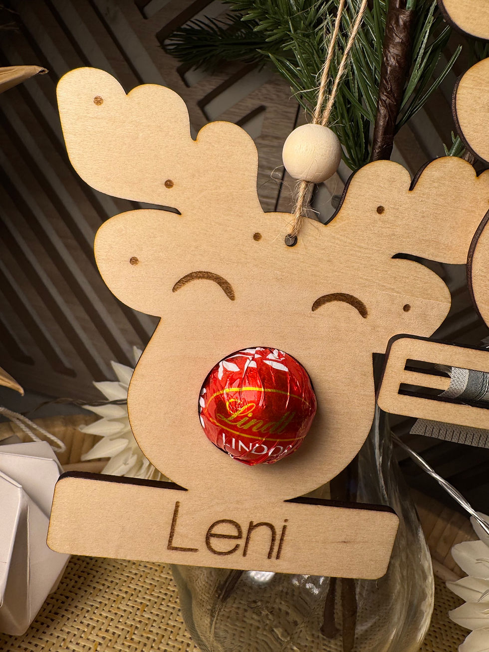 Miniaturbild: Rentiere mit Lindorkugeln 