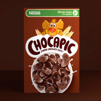 Shooting pour le packaging chocapic  par Virginie Rol photographe culinaire Paris