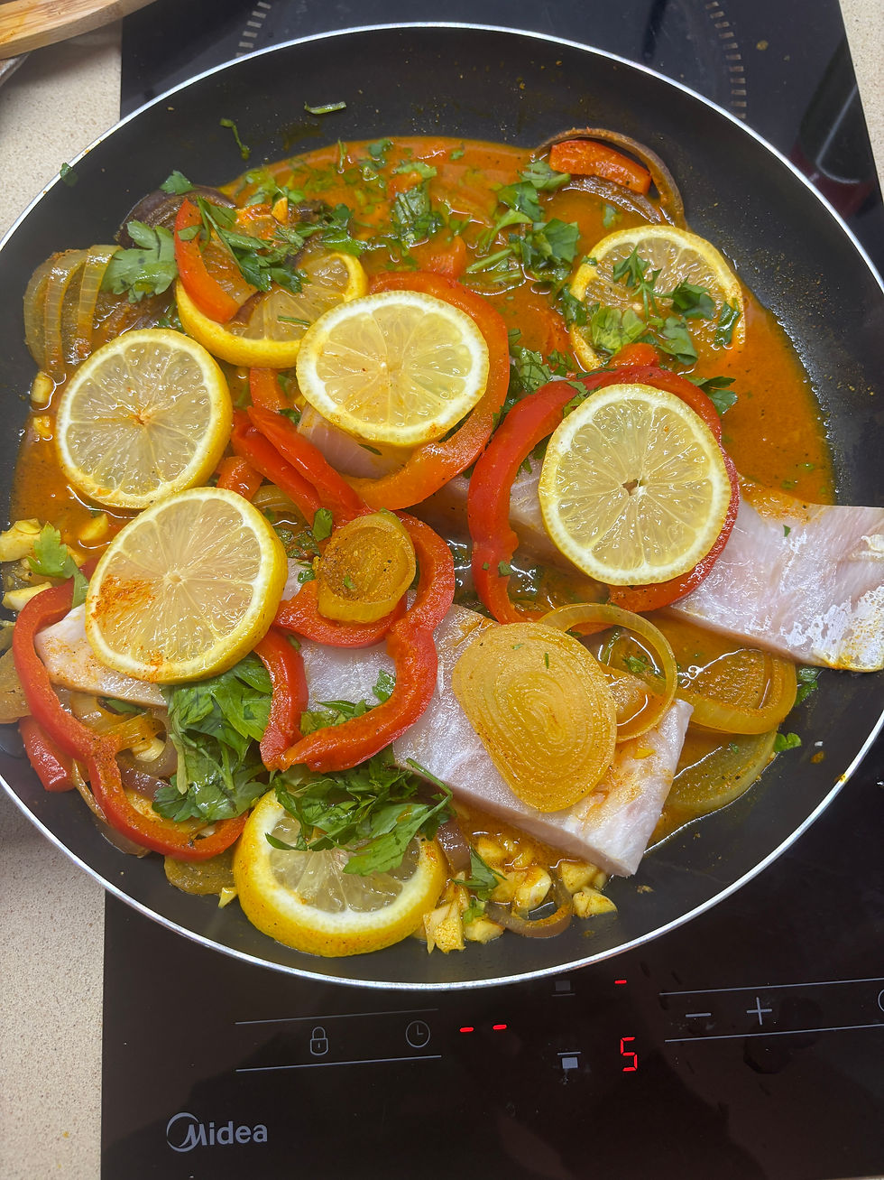 Moroccan Branzino