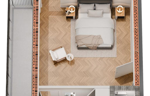 Panikraum als Sicherheitsraum im Schlafzimmer zum Schutz vor Einbrechern