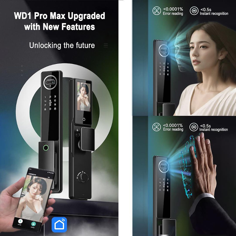 Smart AI Facial Palm Digital Lock