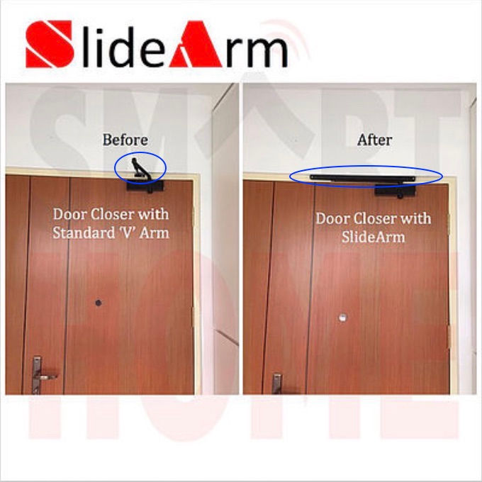 door closer slidearm