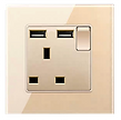 Glass Wall Socket