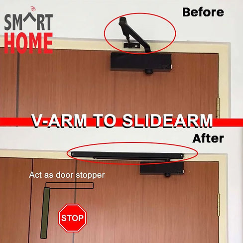Uniarm Slidearm Door Stopper