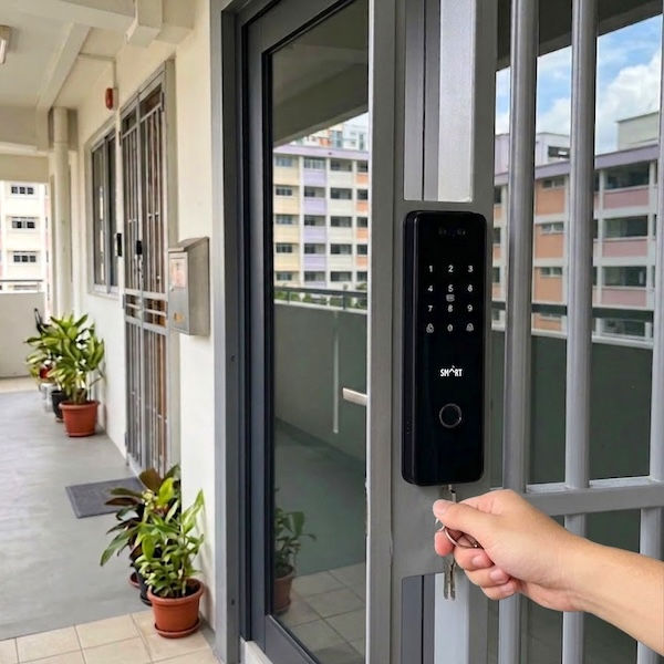 Thumbnail: Smart Face & Palm Recognition Digital Gate Lock