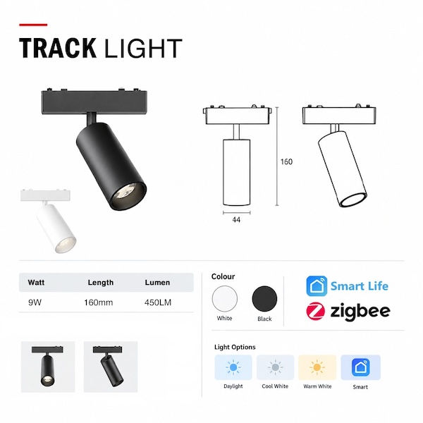 Slim Magnetic Track Light