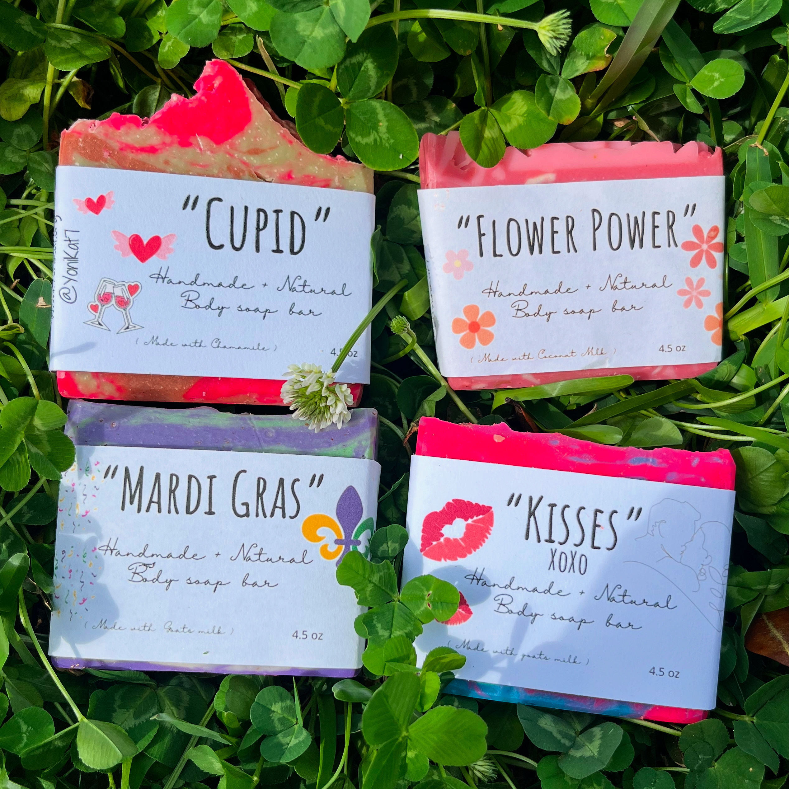 Valentine’s & Mardi Gras Sale (4 soaps)