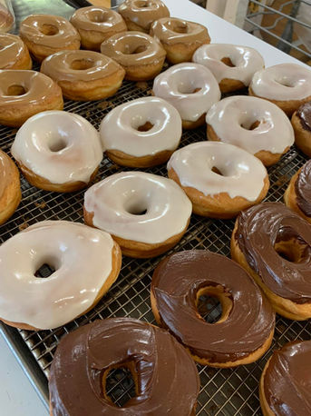 #carameldonuts
#vanilladonuts
#chocolatedonuts
#mapleleafbakery
