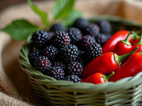 Local Farm Freshness: Black Raspberries to Dalle Khursani Peppers