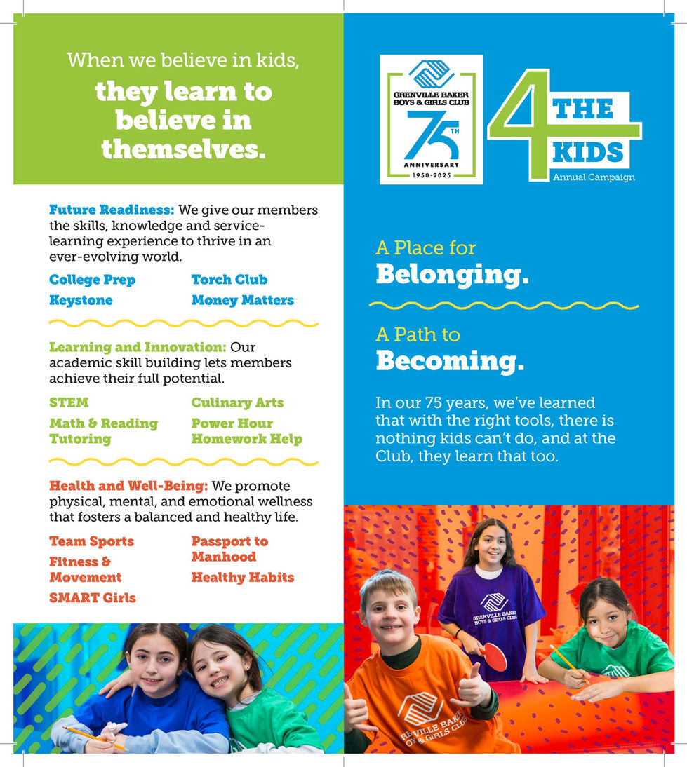 Brochure - Front and Back