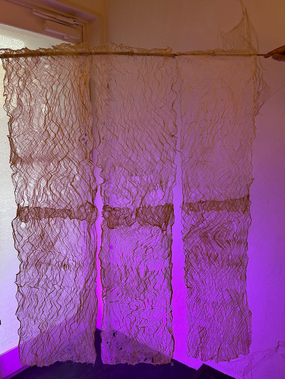 サムネイル： 和紙のれん・Japanese Paper Curtain