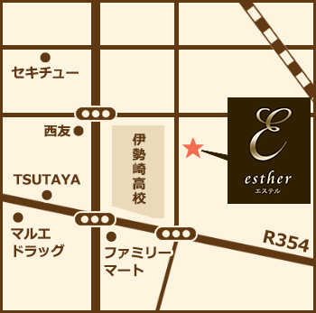 伊勢崎市エステサロン エステル アクセス 伊勢崎市エステサロン エステル アクセス