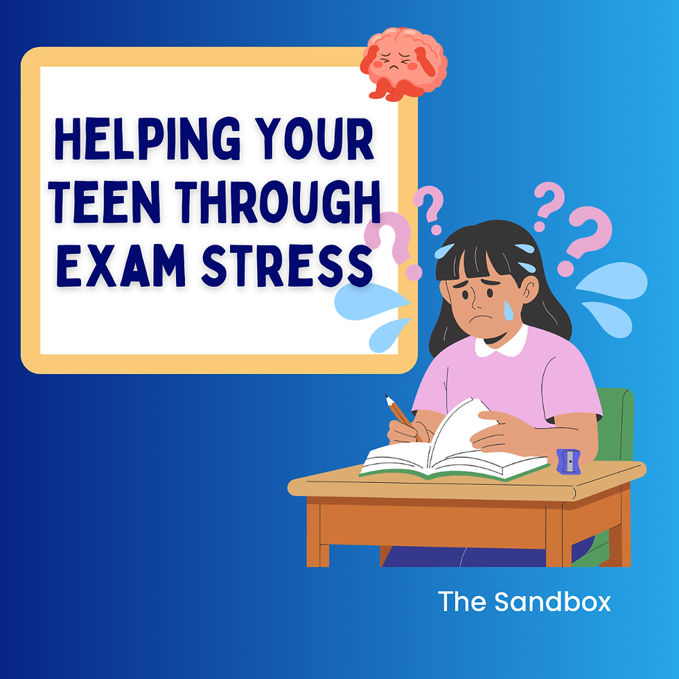 Supporting your teen through their exams