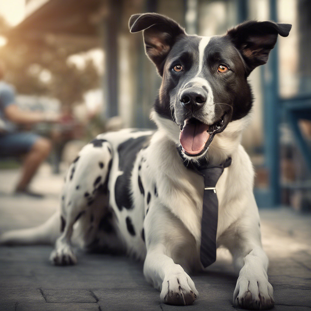 dog cooling off
