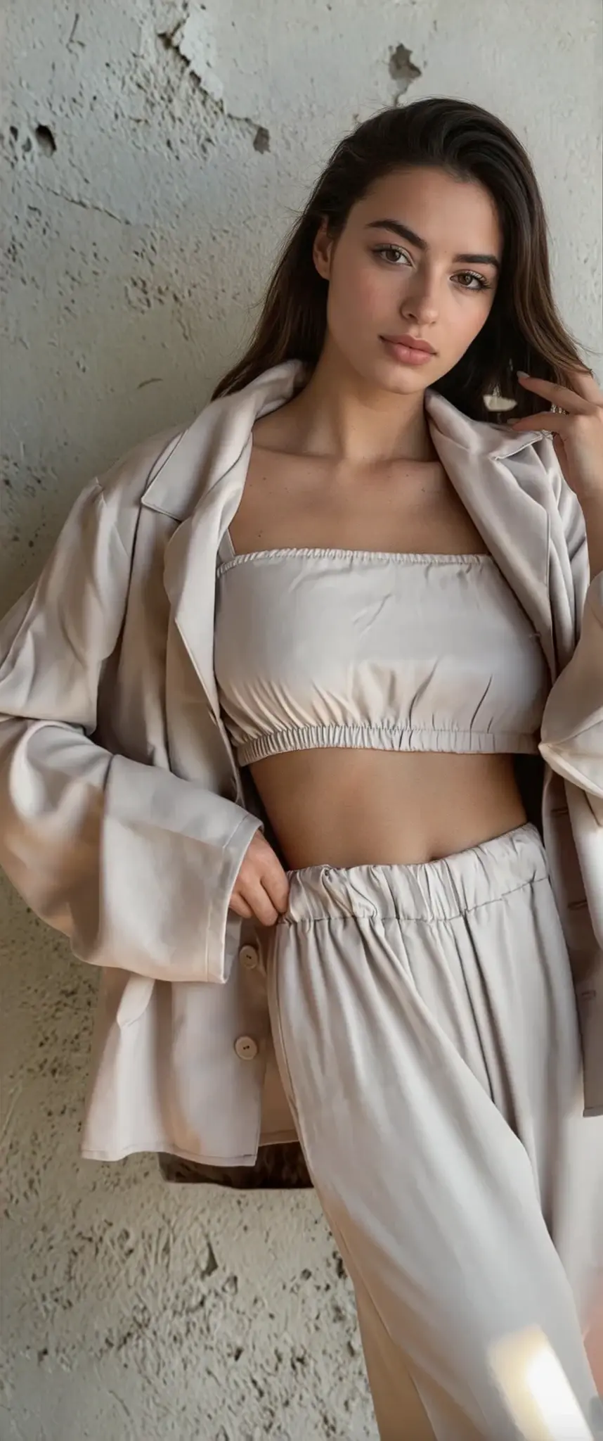 Pyžamo z tencelu dámské na domácí pohodlí a pomalá rána