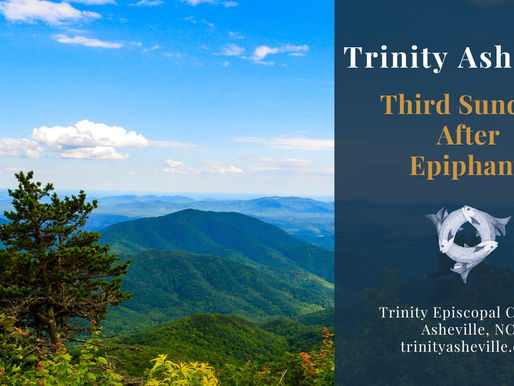 Trinity Episcopal Asheville: Holy Eucharist (January 22nd at 10:45 a.m)
